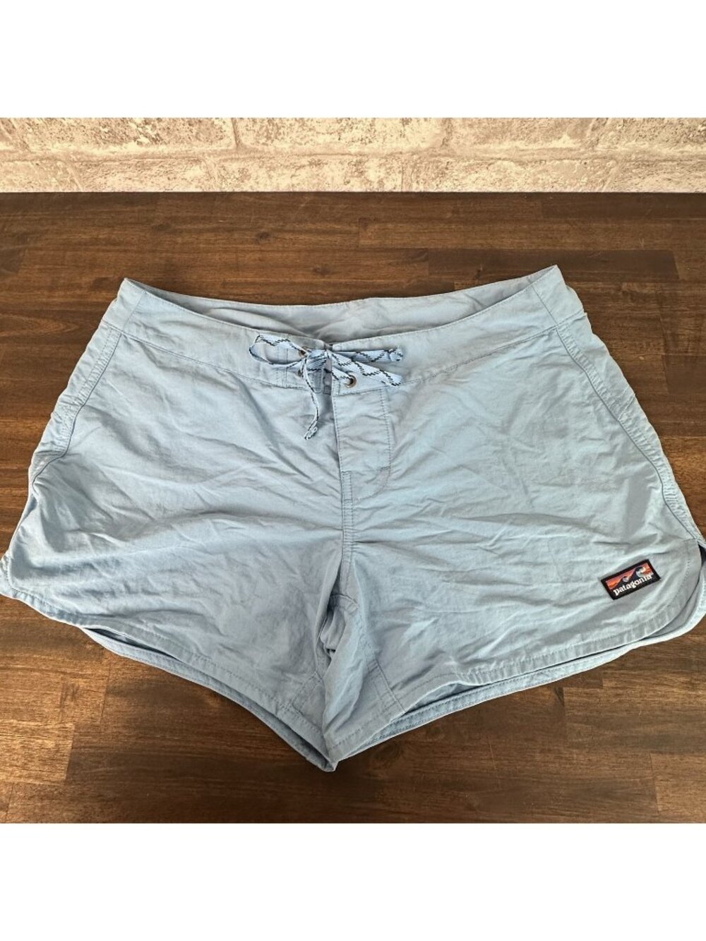 WOMENS PATAGONIA BOARD SHORTS Size 8 Blue 4363